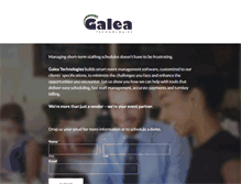 Tablet Screenshot of galeatechnologies.com